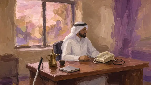 نحو ثلاثة عقود خلف سماعة الهاتف: موظف كفيف في وزارة الصحة القطرية يروي عطاءه