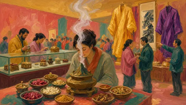 À Grasse, une exposition fait sentir et toucher les parfums de l’Inde, de la Chine et du Japon