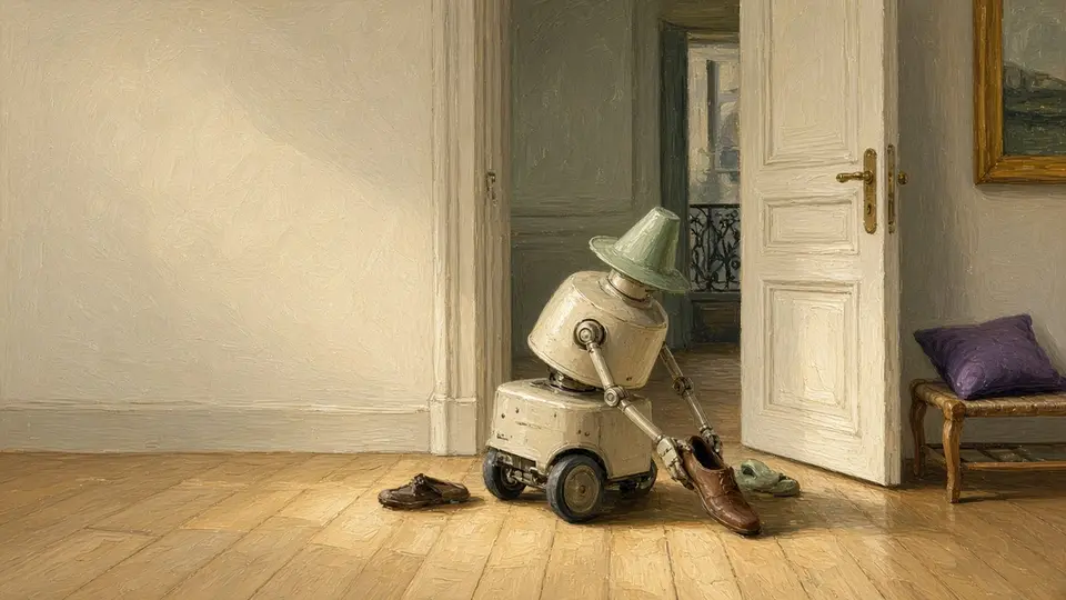 Dans un atelier parisien, un robot sur roues apprend les corvées en une demi-heure