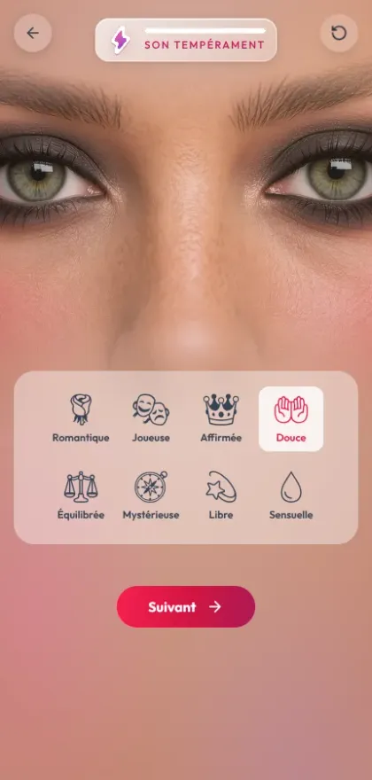 Sixième étape : le tempérament, en huit pictogrammes