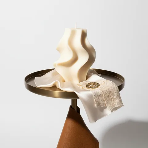 Sculptural candle